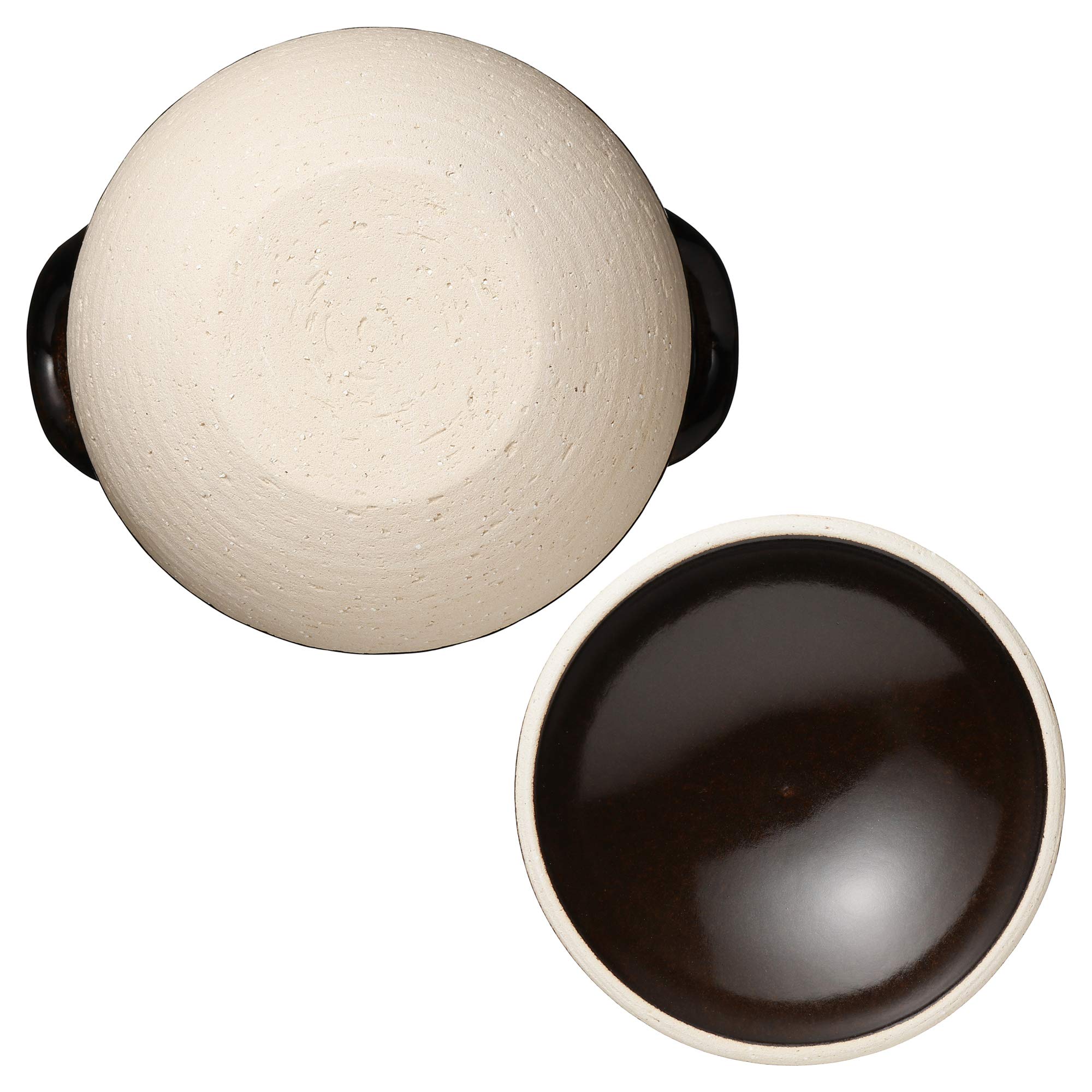 Amazon.co.jp: 長谷園 伊賀土鍋 アメ釉 雑炊鍋(1-2人用) 直火対応 NNM