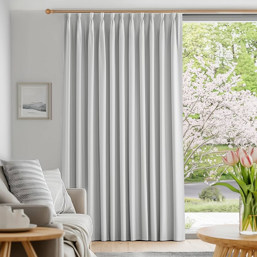 Amazon｜Deconovo 遮光カーテン ドレープカーテン 無地 幅180cm丈178cm