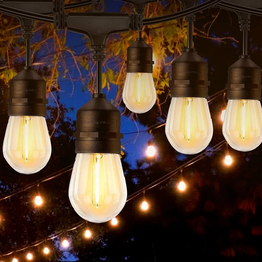 Amazon.co.jp: KIMOC ledストリングライト 5m 屋外 防水 防風 防雨型