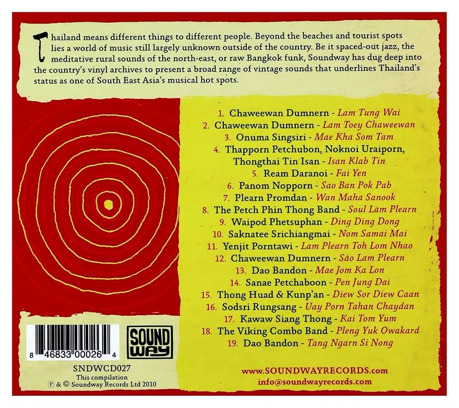 Sound of Siam: Leftfield Luk-Thung, Jazz & Molam In Thailand 1964