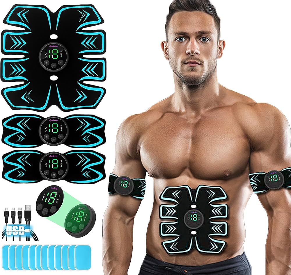 Amazon.co.jp: Betum EMS 腹筋ベルト 腹筋マシーン 腹筋 筋トレ 強力