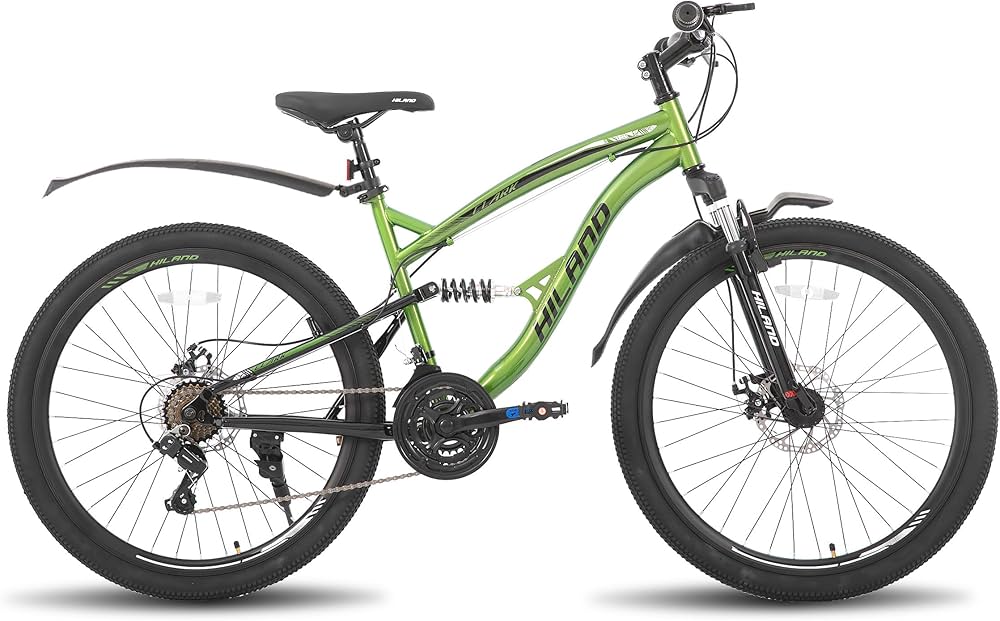 Amazon | HH HILAND マウンテンバイク 26インチ 前後サスペンション
