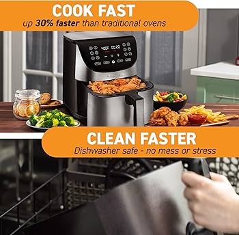 Amazon.com: Gourmia Air Fryer Oven Digital Display 7 Quart Large