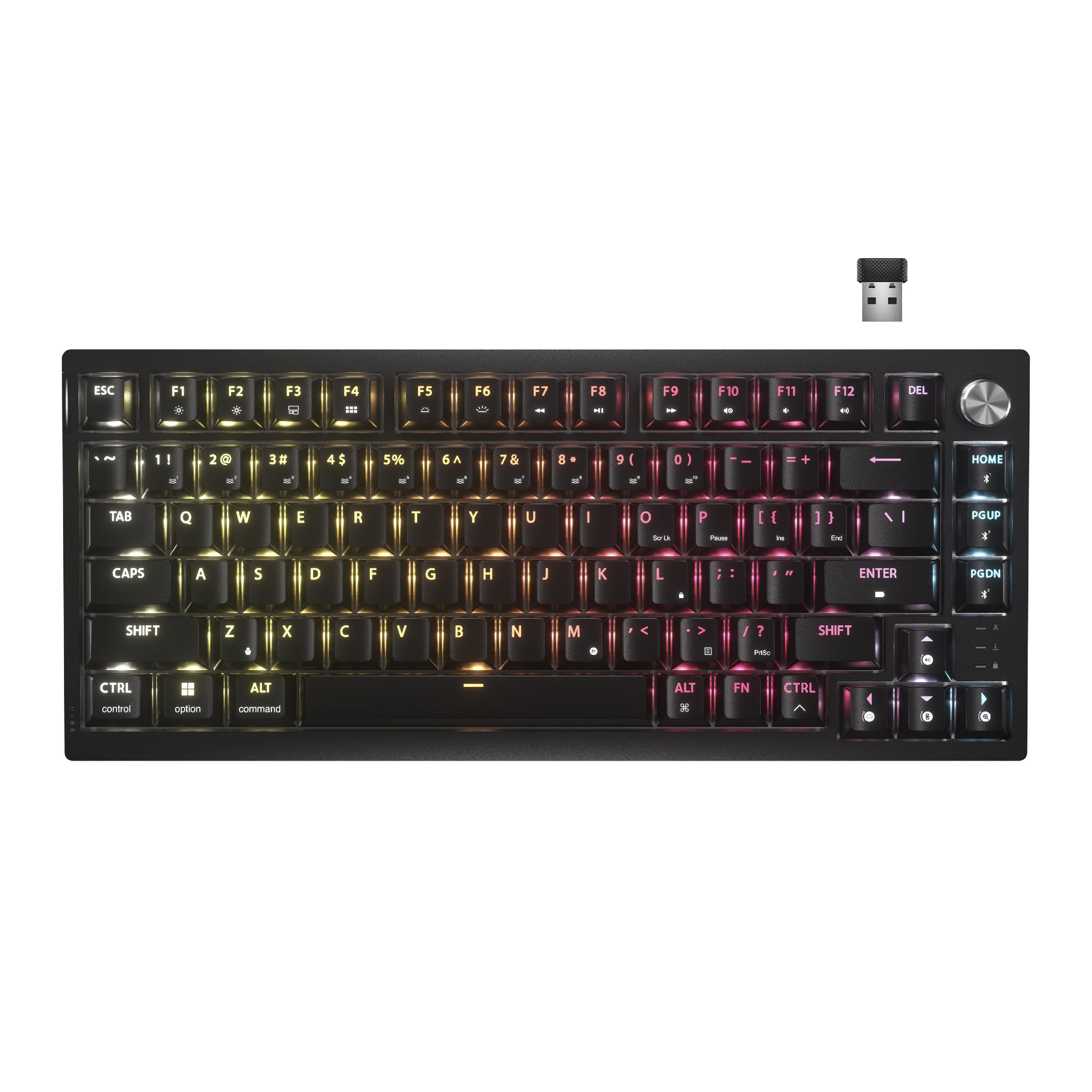 Amazon.com: Corsair K65 Plus Wireless 75% RGB Hot-Swappable