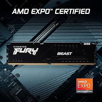 Amazon | Kingston FURY Beast ブラック DDR5 32GB (2x16GB) 6000MT/s