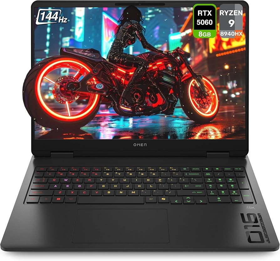 Amazon.com: HP OMEN Gaming Laptop, AMD Ryzen 9-8940HX, 32 GB DDR5