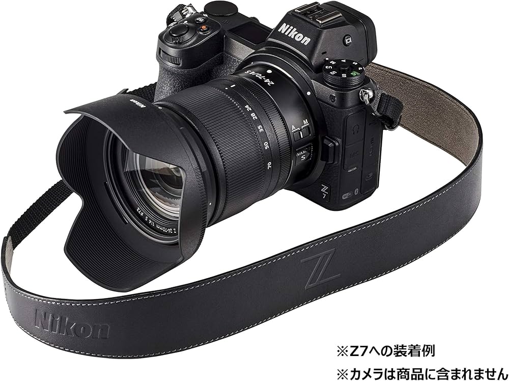 Amazon | Nikon カーブドレザーストラップ Z シリーズ用 本革 ブラック
