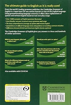 Cambridge Grammar of English: A Comprehensive Guide: Carter