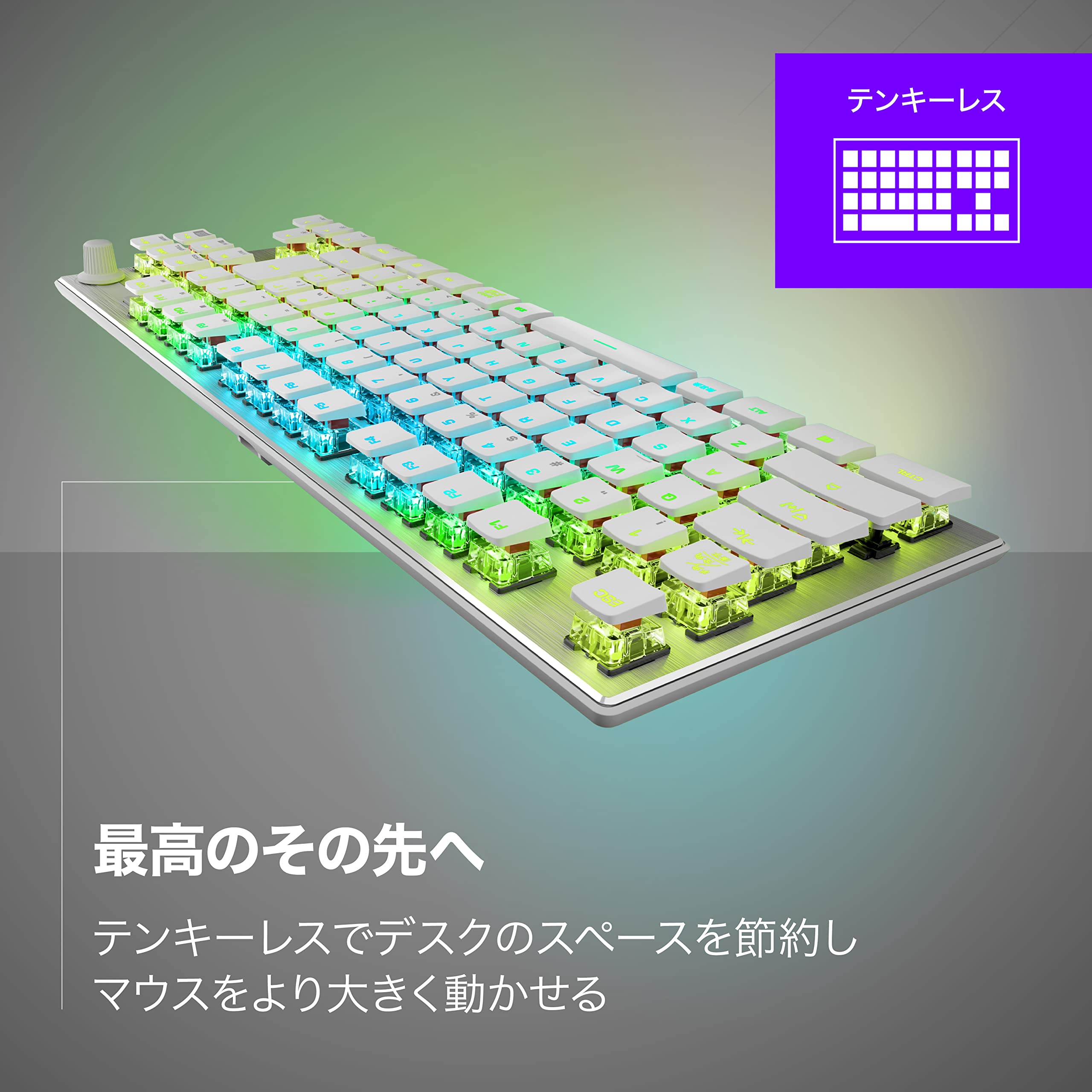 Amazon.co.jp: ROCCAT VULCAN TKL Pro USB ゲーミングキーボード 日本