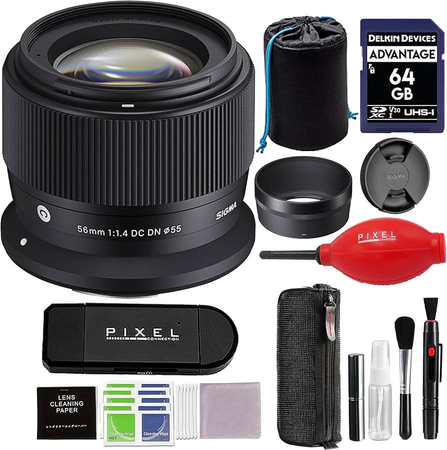 Amazon.com : Sigma 56mm f/1.4 DC DN Contemporary Lens for RF Mount