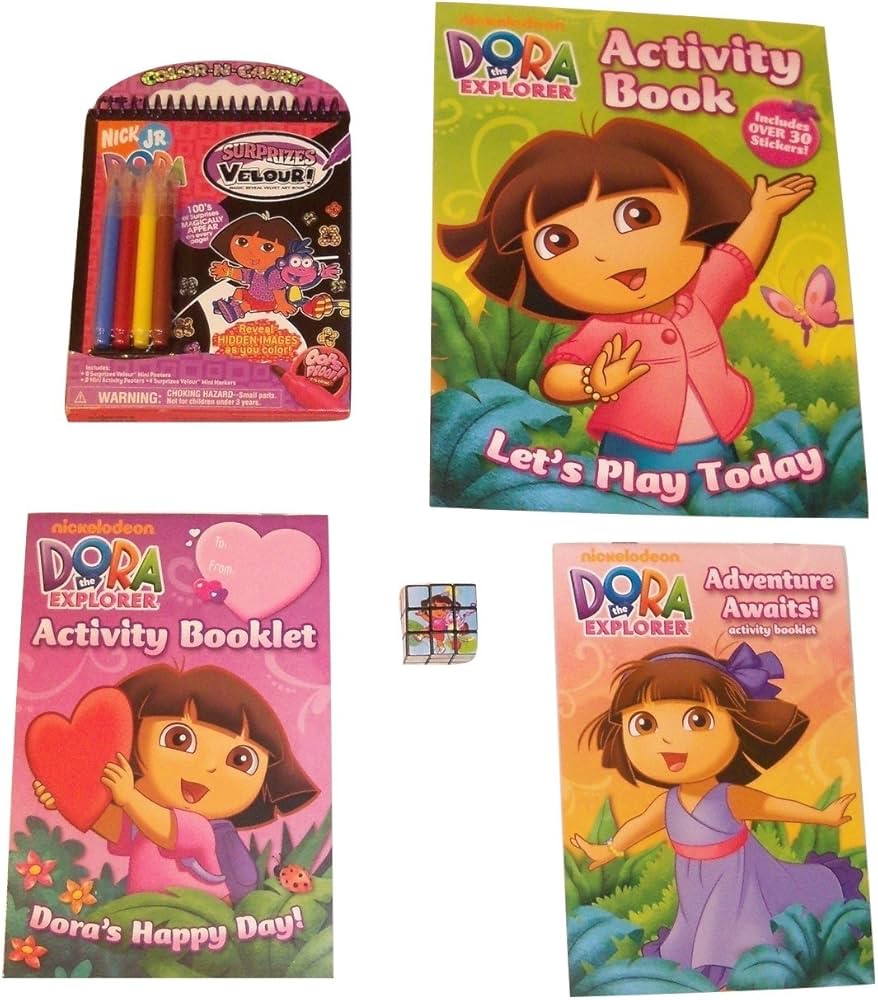 Amazon.com: Meggan's Warehouse Dora The Explorer Activity Gift Set