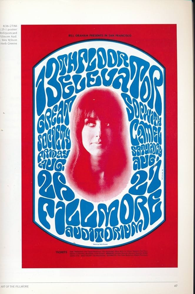 The Art of the Fillmore: The Poster Series 1966-1971: Gayle Lemke
