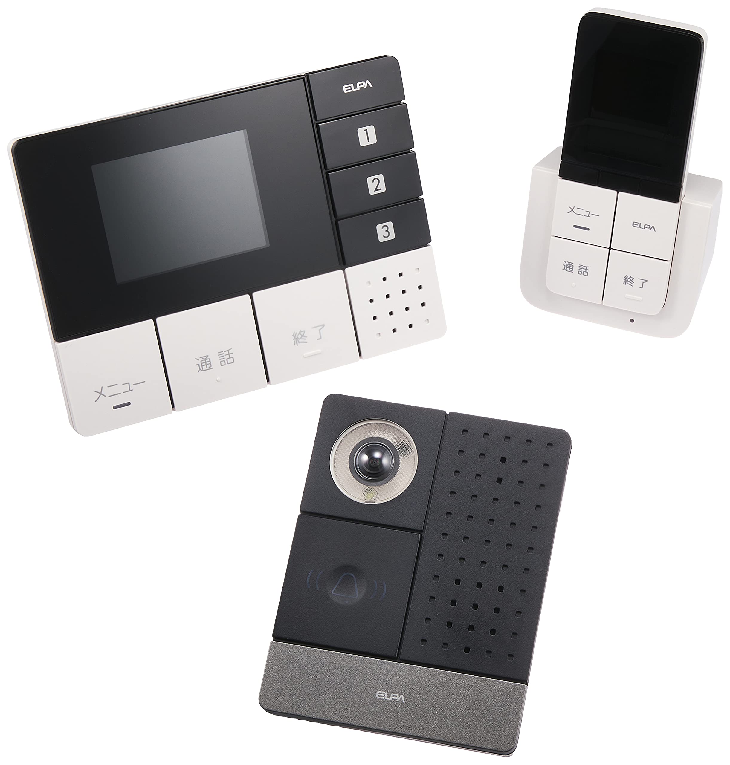 Amazon.co.jp: エルパ(ELPA) ワイヤレスドアホン DHS-TMP2320 フル