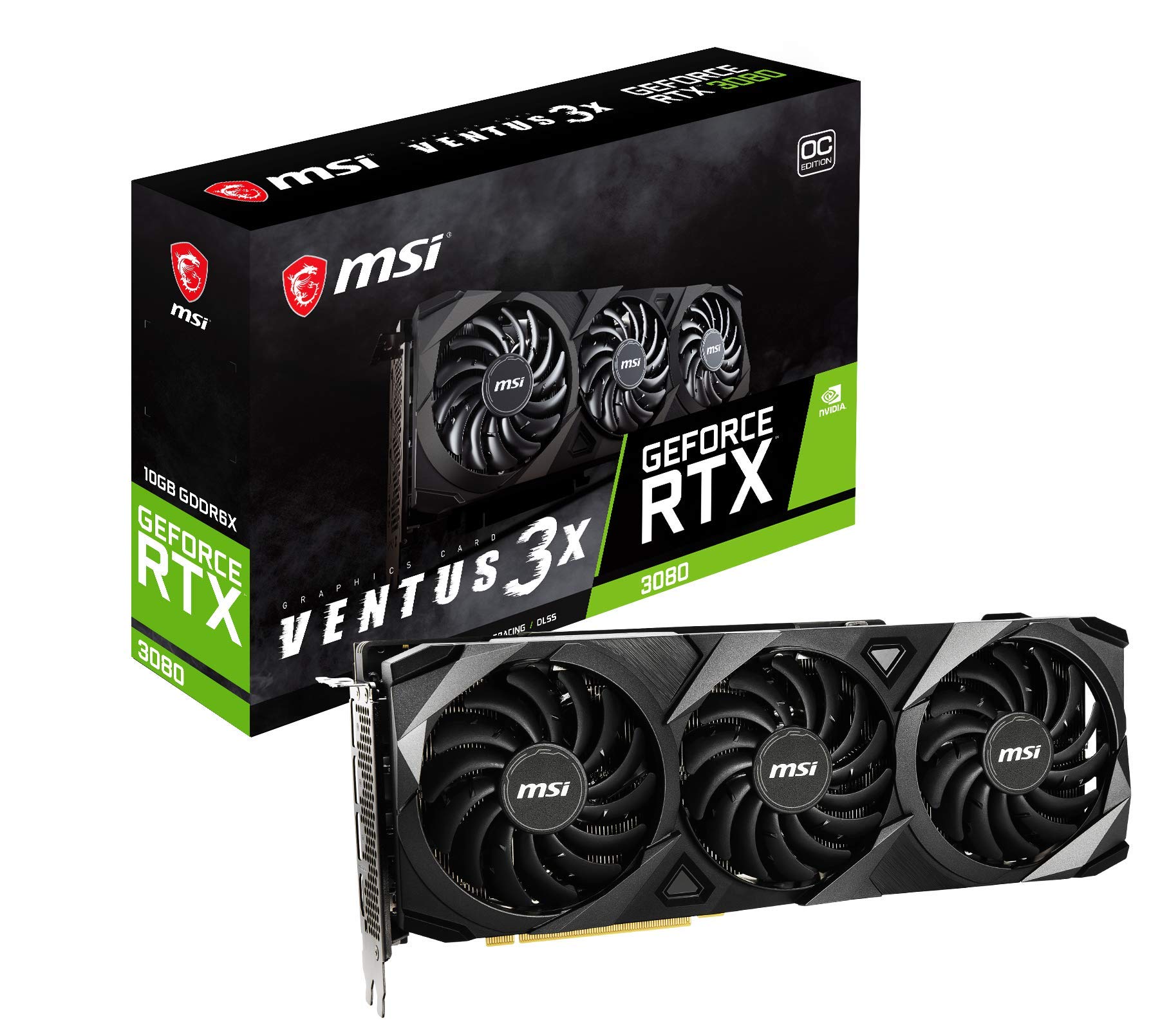 Amazon.com: msi Gaming GeForce RTX 3080 10GB GDRR6X 320-Bit HDMI