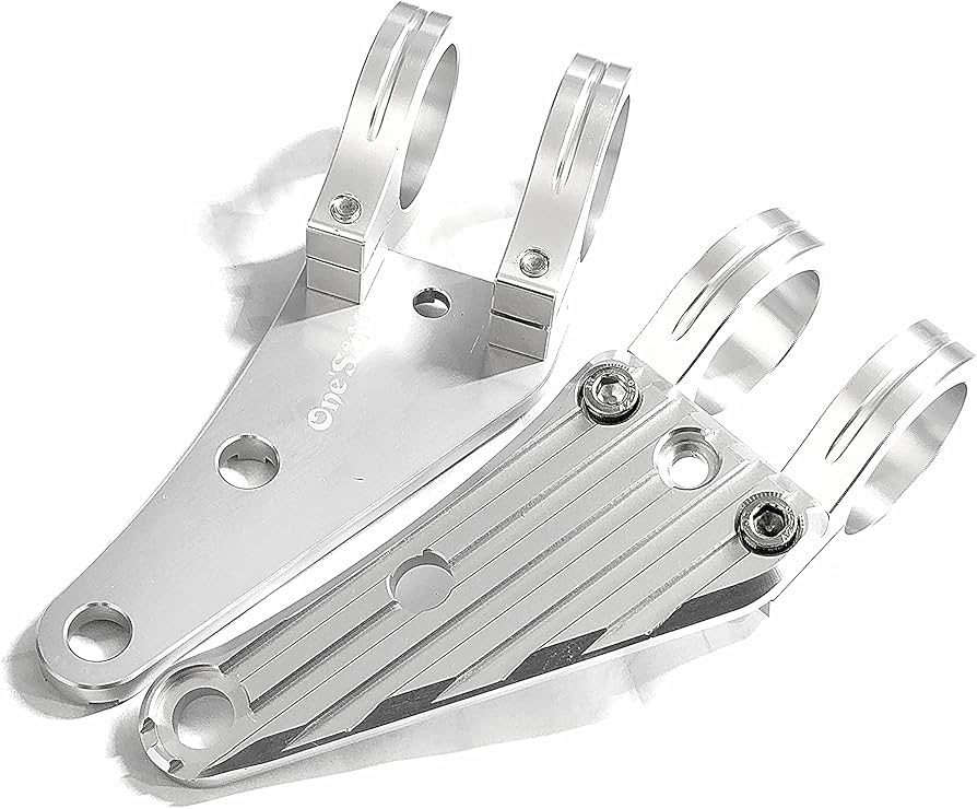 Amazon | ゆ H7-41SV ジュラルミン CNC ヘッドライトステー 41φ 41mm