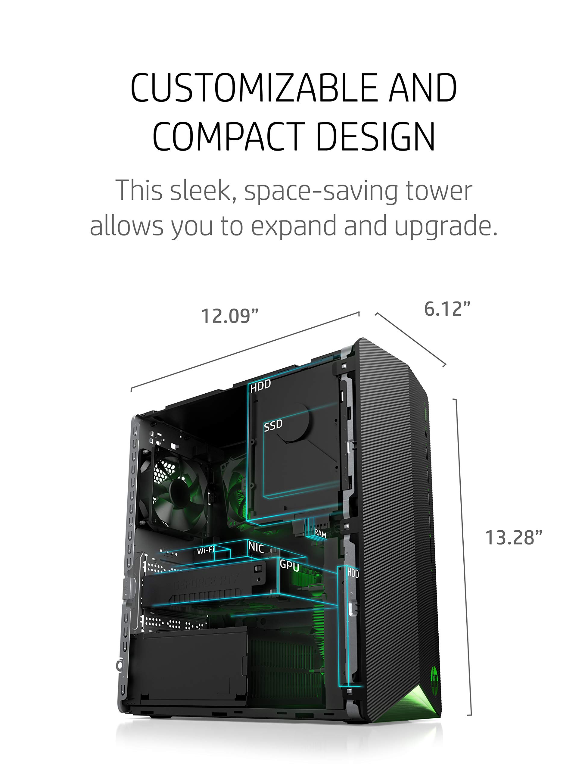 Amazon.co.jp: HP Pavilion Gaming Desktop, NVIDIA GeForce GTX 1650