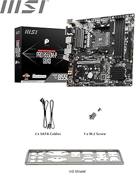 Amazon | MSI PRO B550M-P GEN3 マザーボード、Micro-ATX、AM4 - AMD