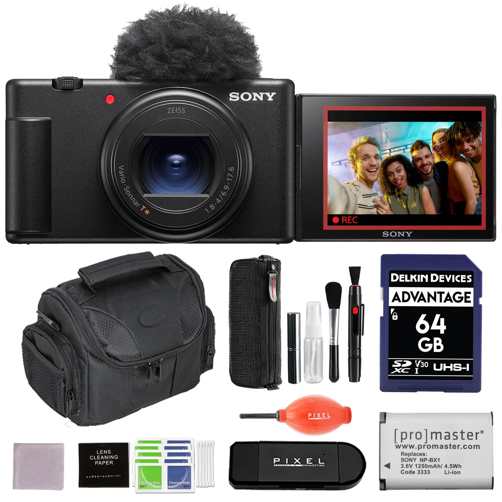 Amazon.com : Sony ZV-1 II Vlog Camera Bundle for Content Creators