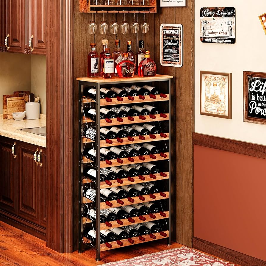 ワインラックヴィンテージ金属製1200×300 ヴィンテージ ボトルラック