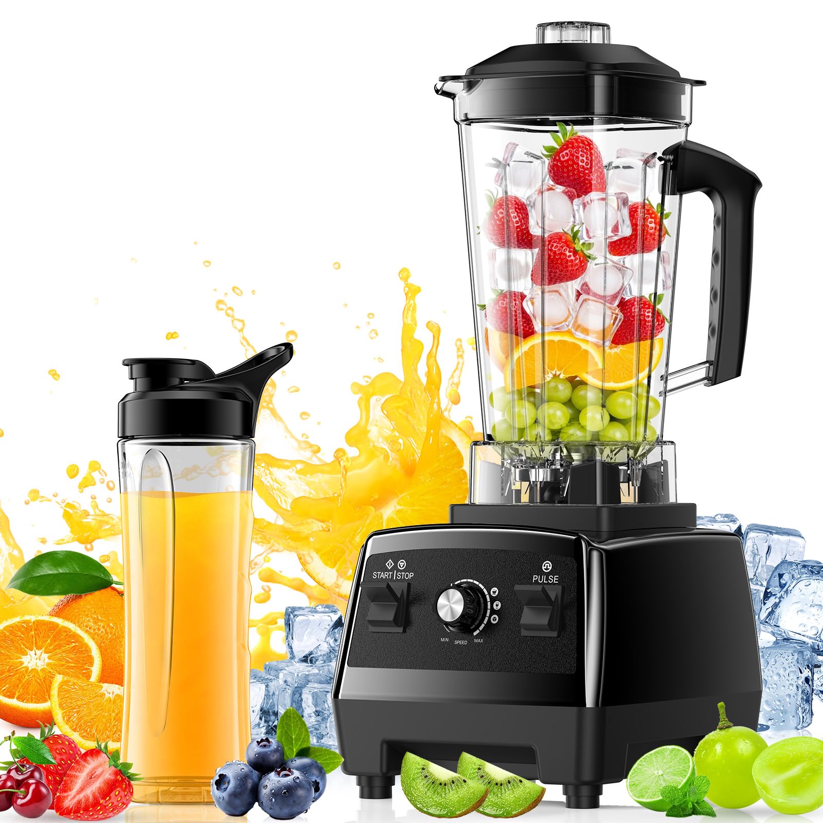 Amazon.com: Blender for Smoothies, Blenders for Kitchen with 68Oz