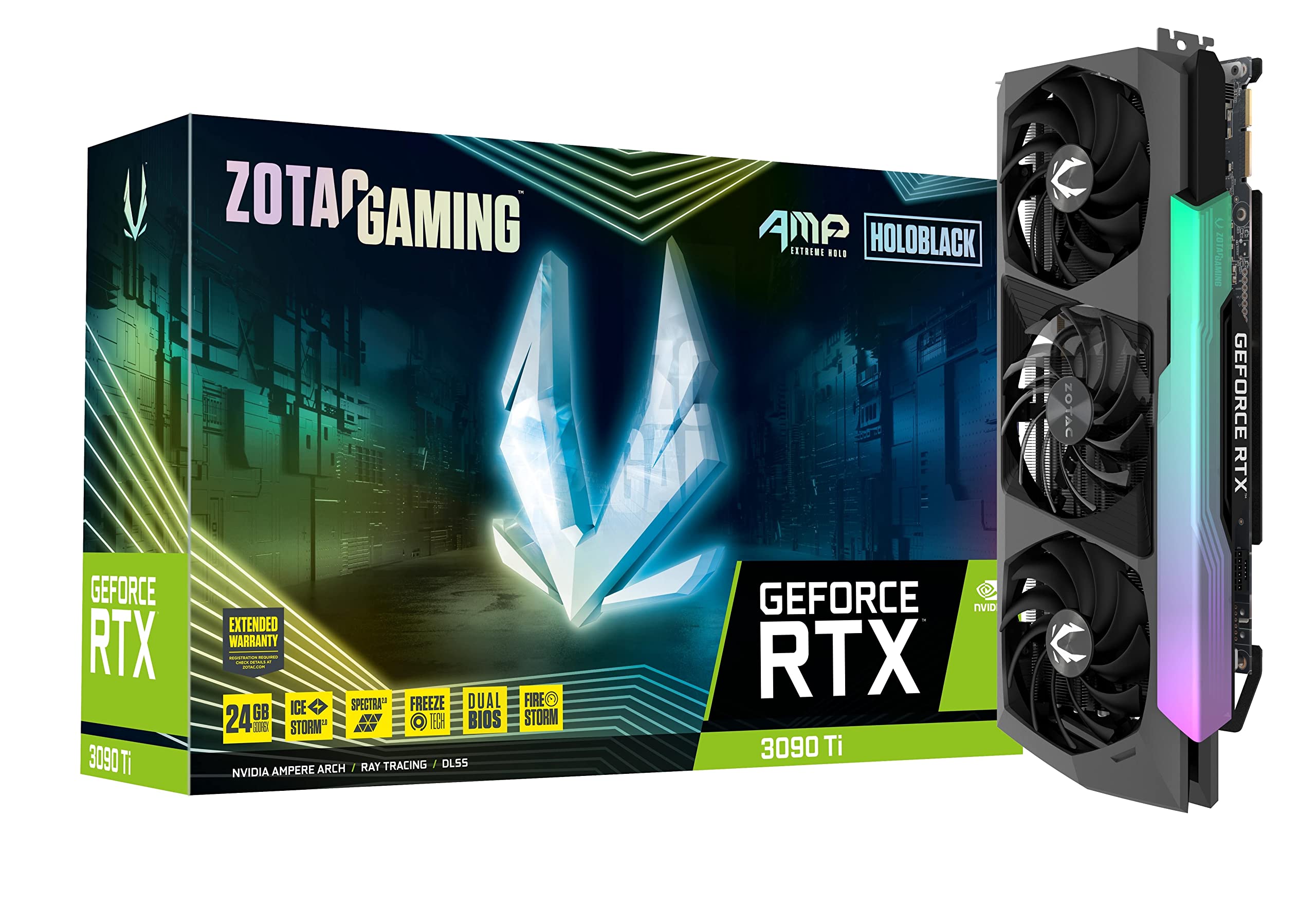 Amazon | ZOTAC GAMING GeForce RTX 3090 Ti AMP Extreme Holo
