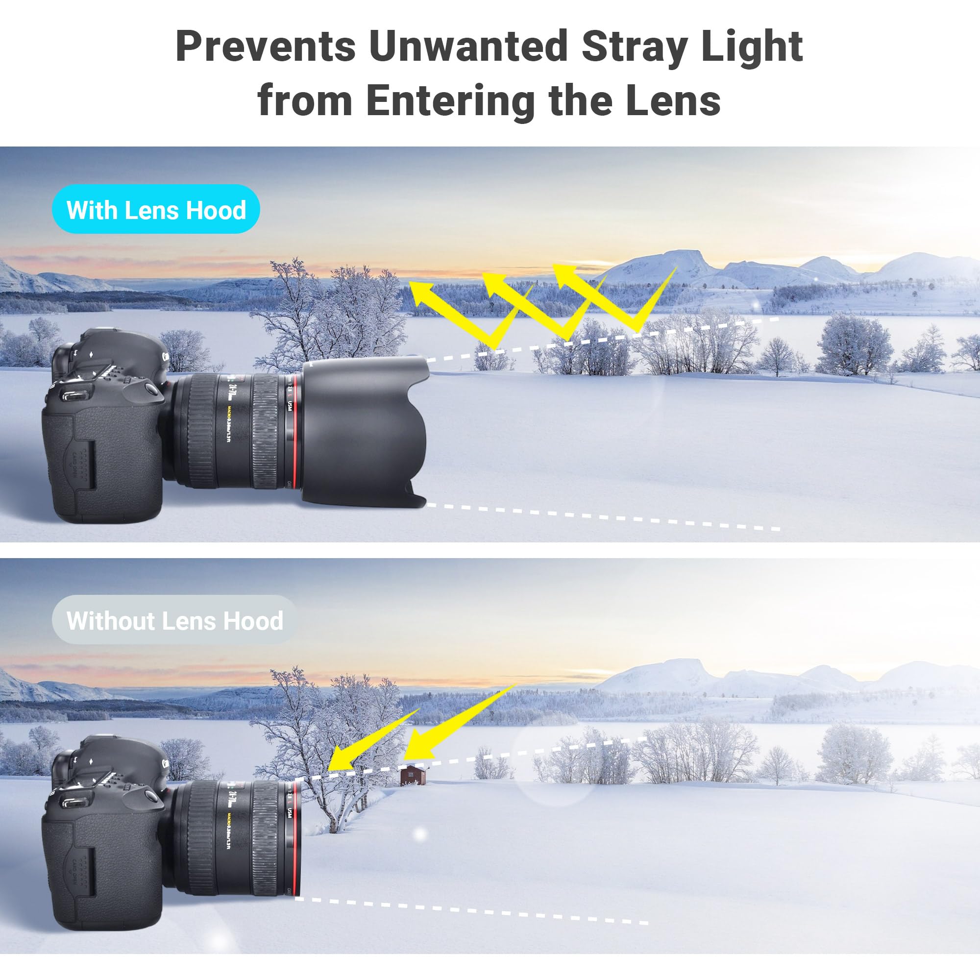 Amazon | JJC 可逆式 レンズフード 花形 Canon EW-83F 互換 EF 24-70mm