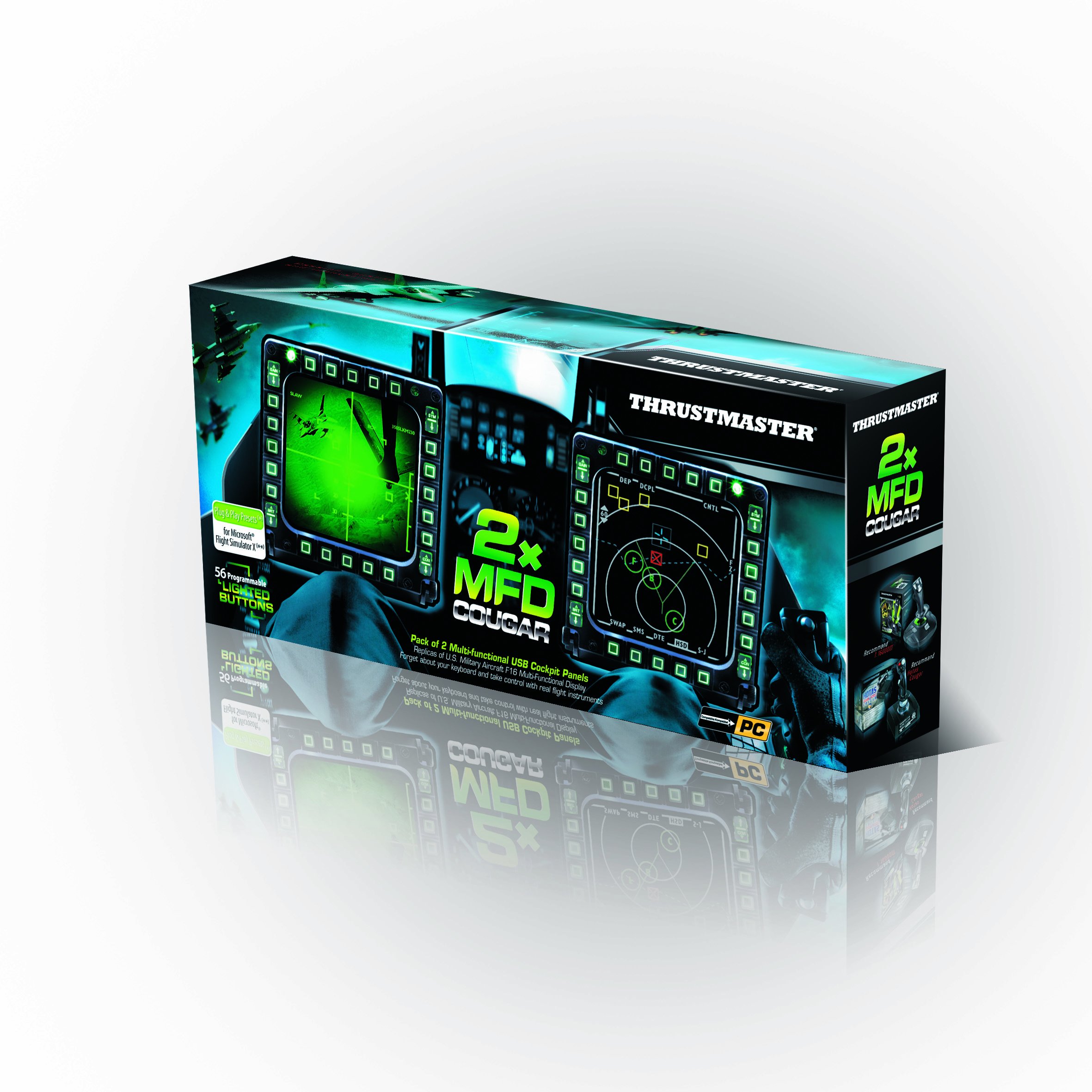 Amazon | ギルモ Thrustmaster スラストマスター MFD Cougar 多機能USB