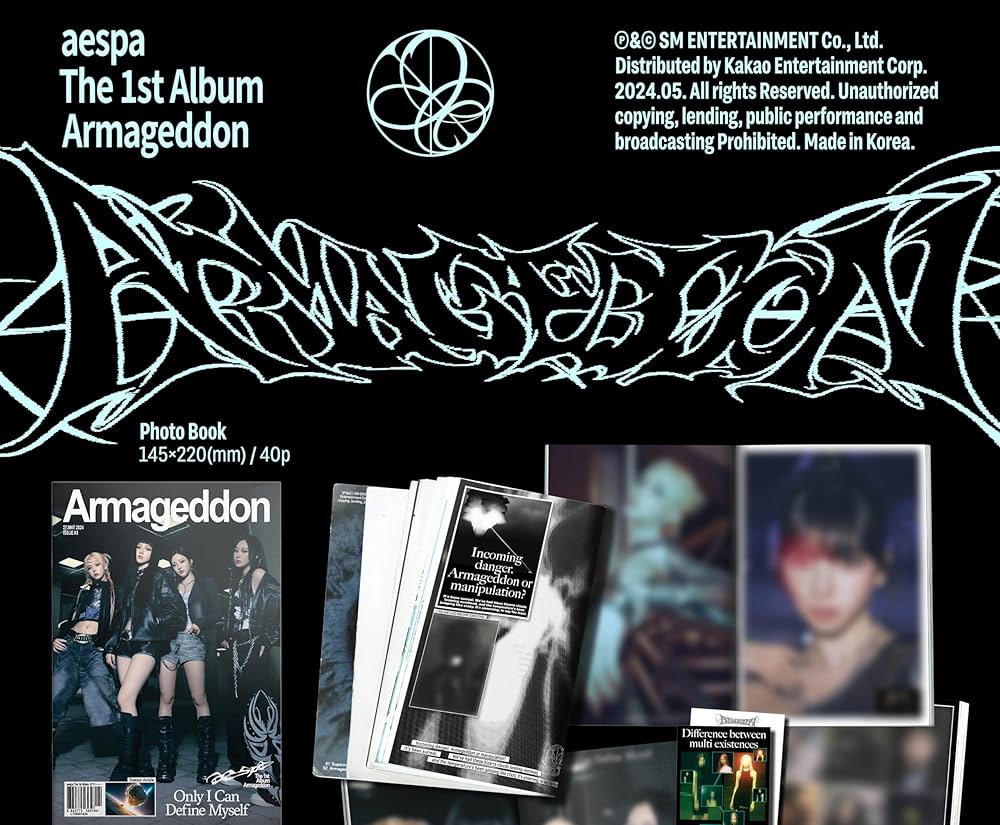 aespa Armageddon 1st Album Contents+Tracking Sealed (Zine Version