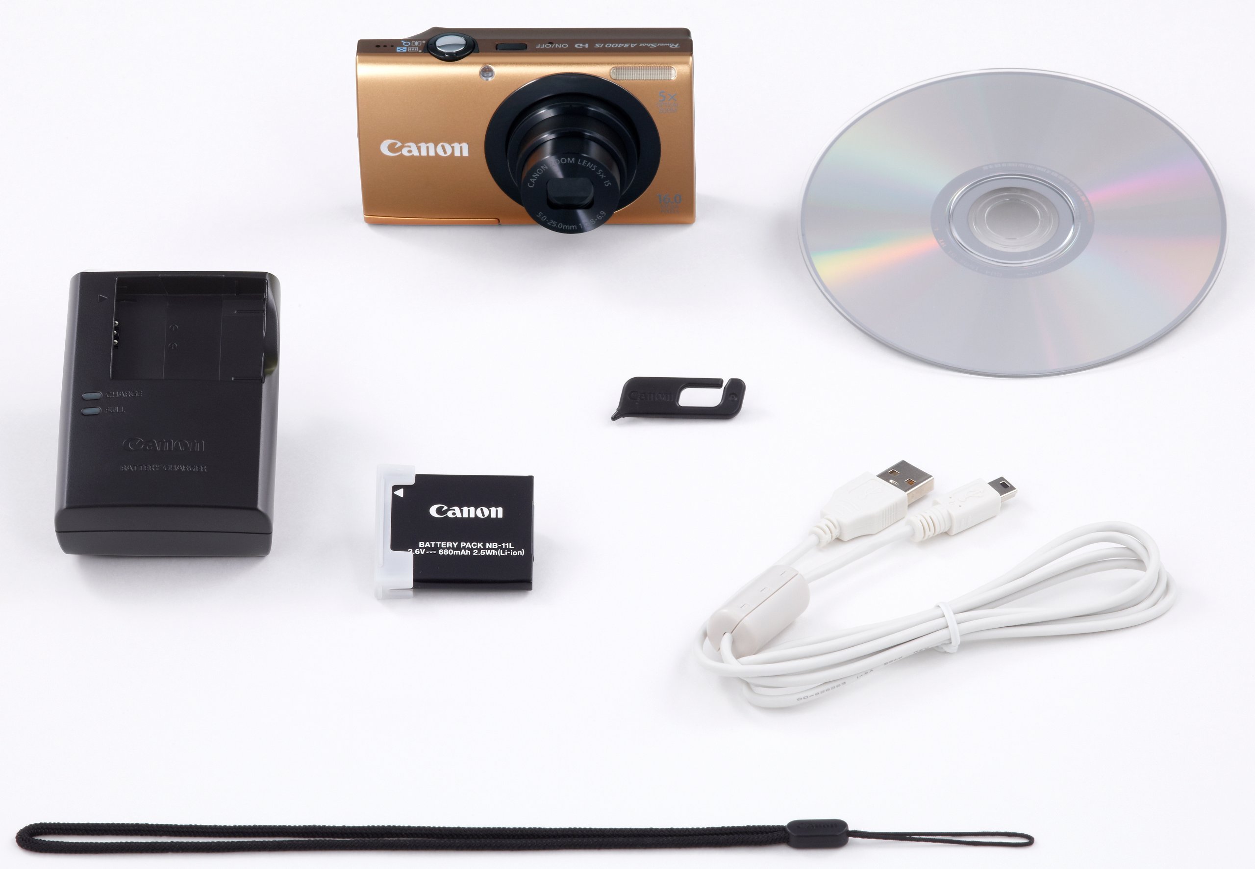 Amazon | Canon デジタルカメラ PowerShot A3400IS ゴールド 光学5倍