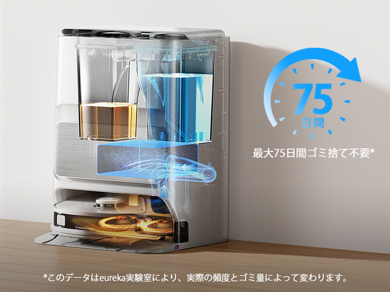 Amazon | EUREKA（ユーリカ） J12Ultra ロボット掃除機 5000pa強力吸引