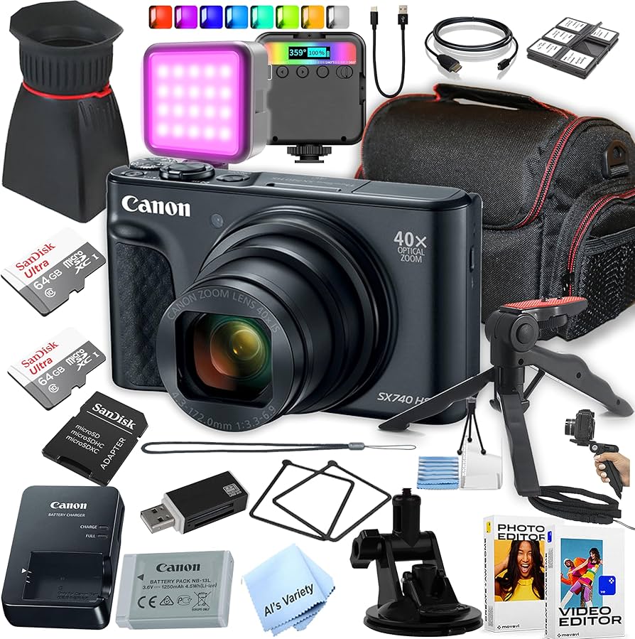 Amazon.com : Canon Powershot SX740 HS Compact Camera with 20.3 MP