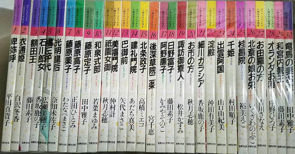 ロマン・コミックス 人物日本の女性史（世界文化社）【マーケット