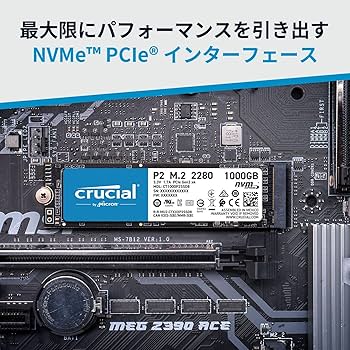 Amazon | Crucial SSD P2シリーズ 2TB M.2 NVMe接続 正規代理店保証品