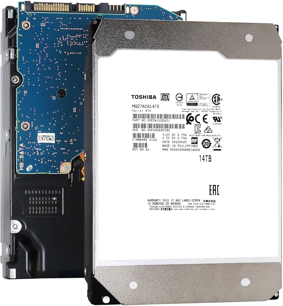 Amazon | 【整備済み品】 東芝 HDD 14TB MGシリーズ 企業版, 3.5インチ