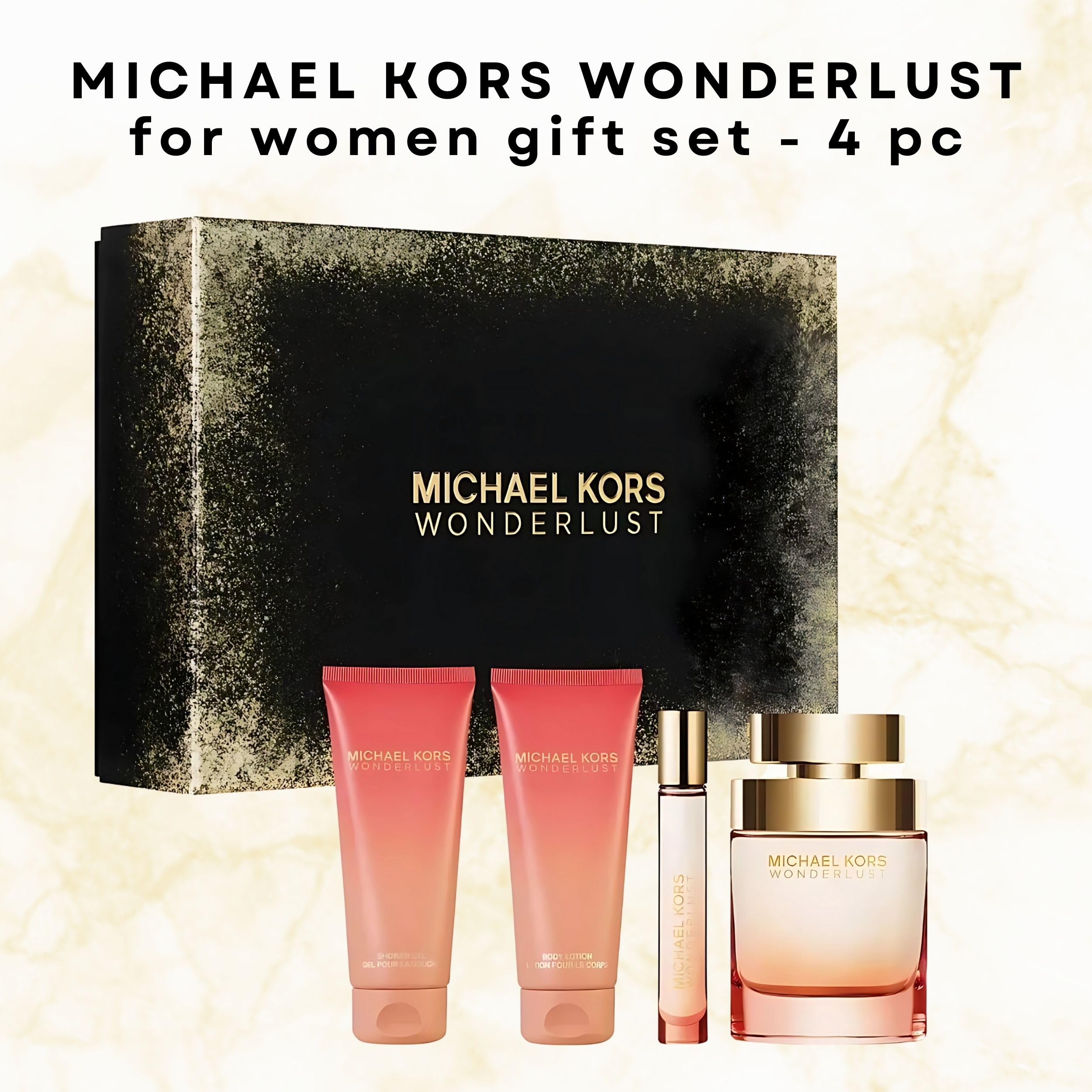 Amazon.com : Michael Kors Wonderlust for Women 4 Pieces Gift Set