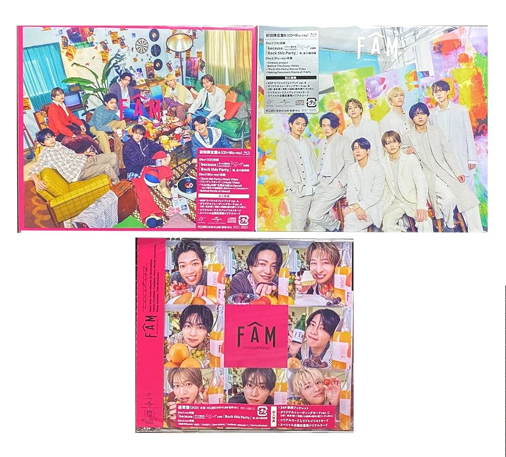 Amazon.co.jp: 【外付け特典3種付 Blu-ray 3形態セット】 FAM (初回