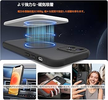 Amazon.co.jp: PinLiSheng iPhone 12 mini ケースMagSafe 対応