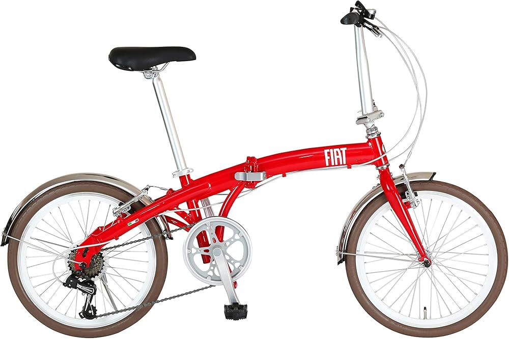 Amazon | FIAT AL-FDB207V レッド 軽量アルミフレーム コンパクト