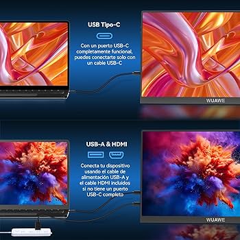 Amazon.co.jp: WUAWE 16インチ 1200P 120Hz ポータブルモニター 100