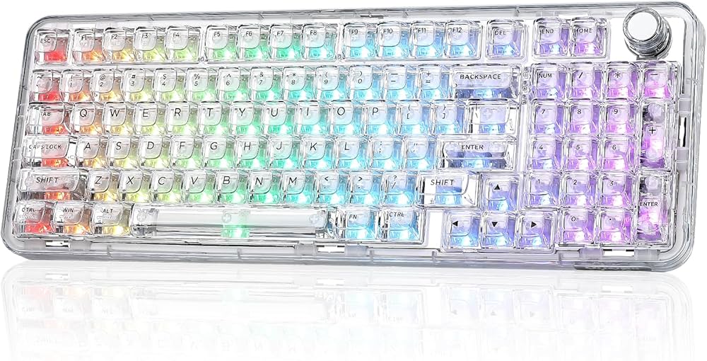 Amazon | YUNZII X98 QMK/VIA対応 ワイヤレス メカニカルゲーミング