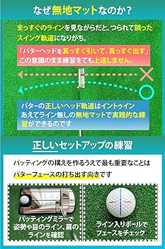 Amazon | パターマット 【PGAプロ監修】 大型 大きい 1mx 3m フル