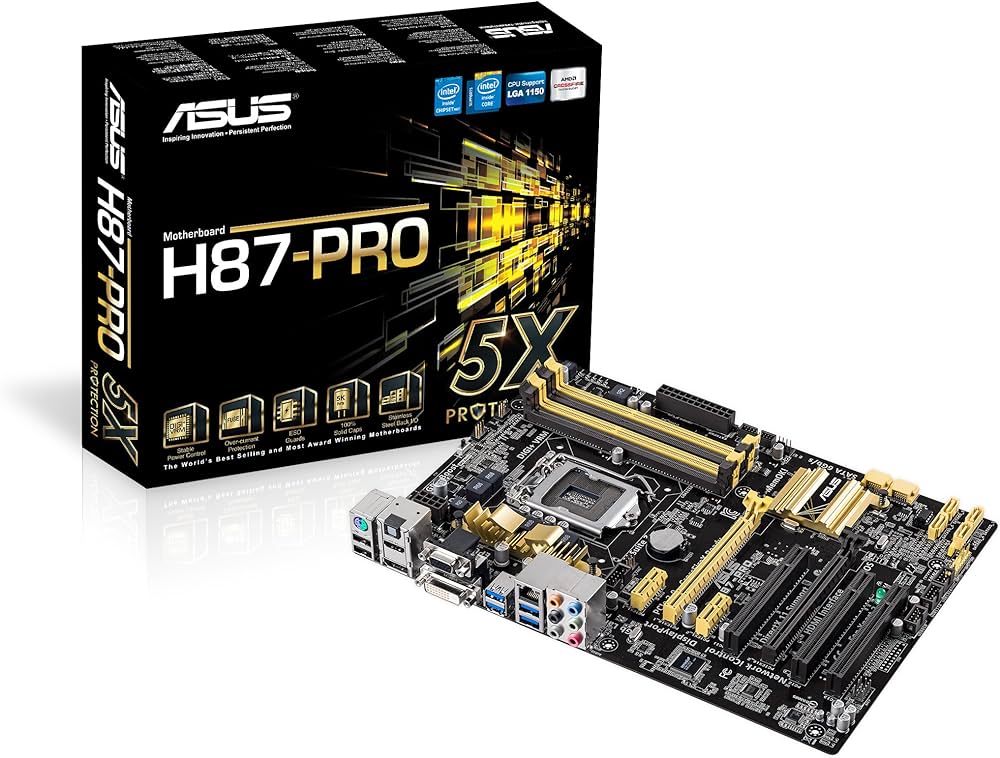 Amazon | ASUSTeK Intel H87チップセット搭載マザーボード H87-PRO