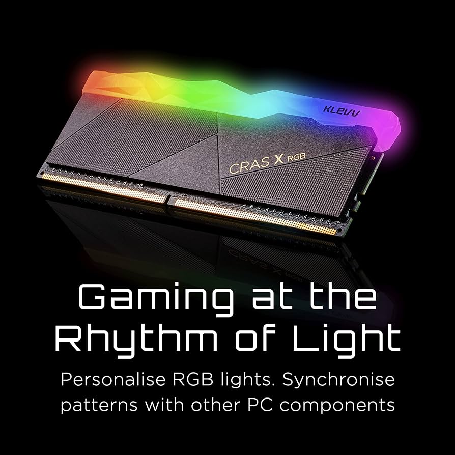 KLEVV CRAS X RGB DDR4 16GB (2x8GB) 3200MHz CL16 1.35V Gaming