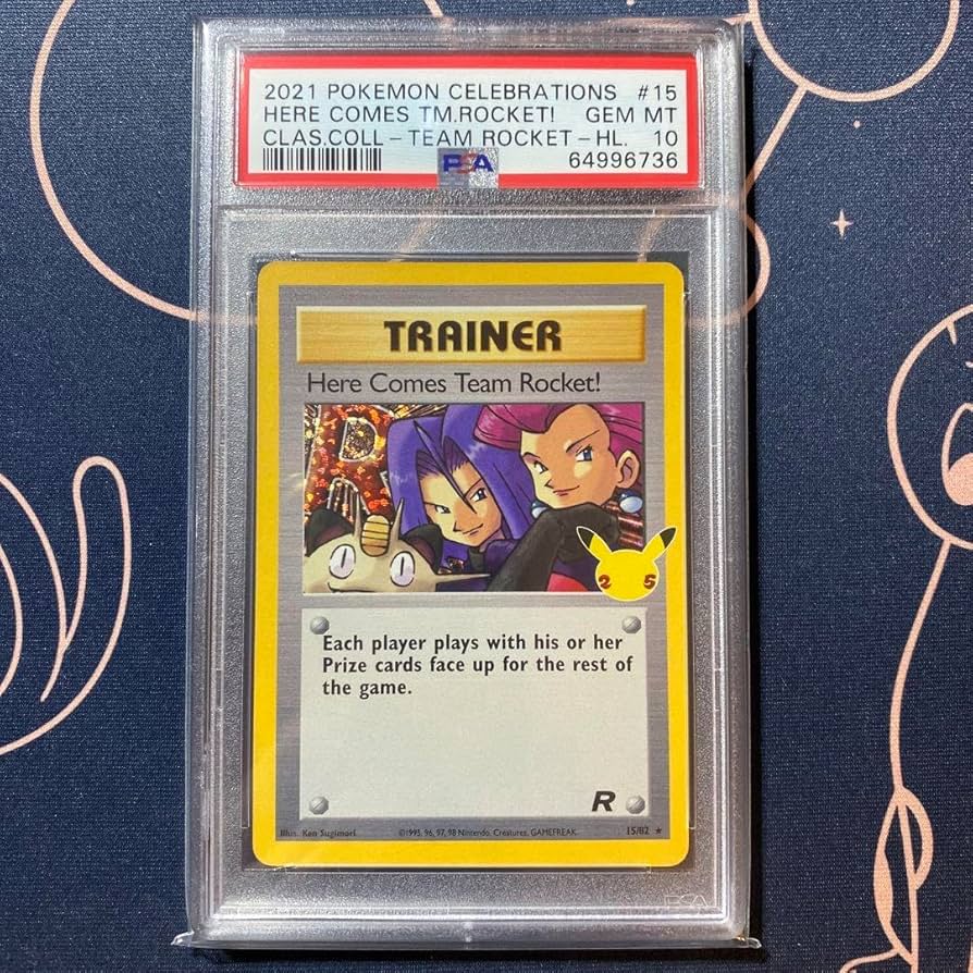 Amazon.co.jp: PSA10 英語版 ロケット団参上 25th プロモ 海外版 5Q51