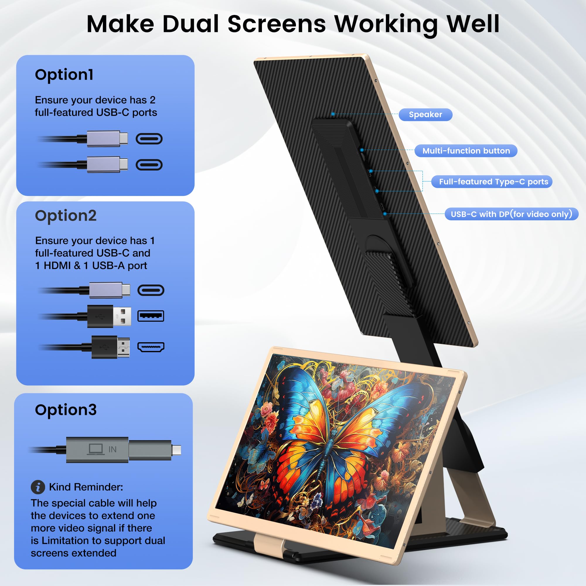 Amazon.com: Laptop Screen Extender, 15.6'' Laptop Monitor Extender