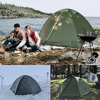 Amazon.co.jp: GEERTOP テント 2人用 ソロテント 軽量 4シーズン 二