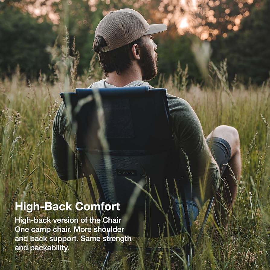 Amazon.com: Helinox Chair Two Ultralight, High-Back, Collapsible