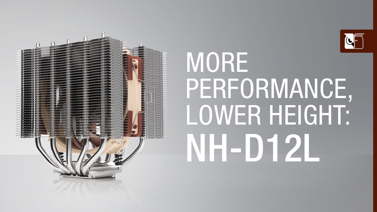 Amazon.com: Noctua NH-D12L, Low-Height Dual-Tower CPU Cooler