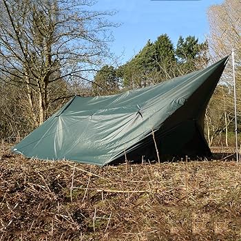 Amazon | DD Hammocks DD タープ 5×5 (オリーブグリーン）日本正規品