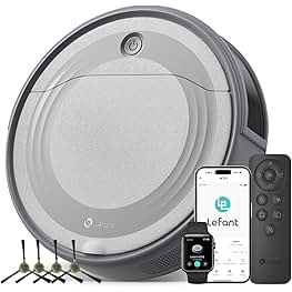 Amazon | Lefant M310 ロボット掃除機 超薄型 4500Pa強力吸引 180分間